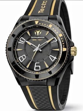 TechnoMarine Racing Legends Men's Watch - 44mm, Black, Gold